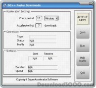 DC++ FasterDownloads screenshot